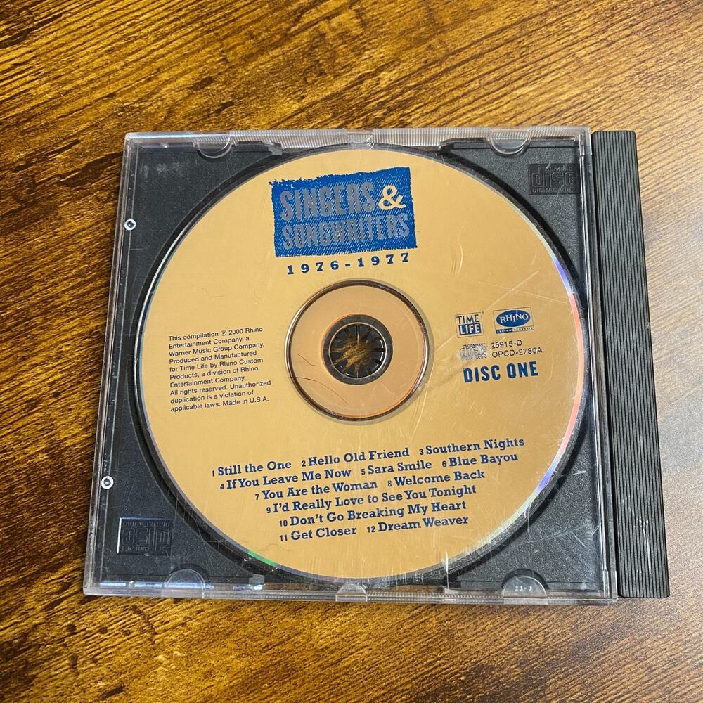 Singers & Songwriters: 1976-1977 - Music CD - Disc One